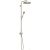 Hansgrohe AXOR ONE Showerpipe 280 1 jet zuhanyszett esőztetővel, és gégecső csatlakozóval, szálcsiszolt nikkel 48796820