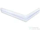Sapho POLYSAN KARIA/VARESA 120x80 sarok előlap, bal/fehér 48812L