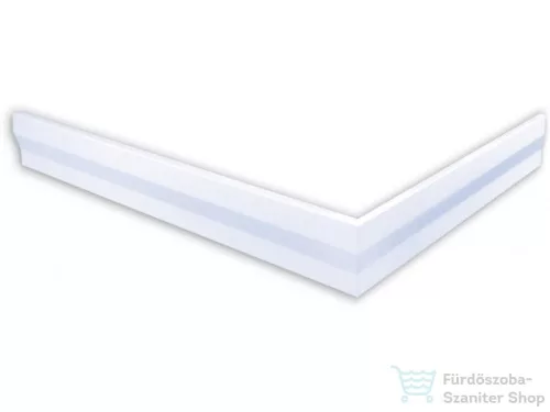 Sapho POLYSAN KARIA/VARESA 120x80 sarok előlap, bal/fehér 48812L