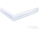 Sapho POLYSAN KARIA/VARESA 120x80 sarok előlap, jobb/fehér 48812R