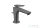 Hansgrohe AXOR CITTERIO C 90 hidegindításos mosdó csaptelep automata leeresztővel, szálcsiszolt fekete króm 49010340