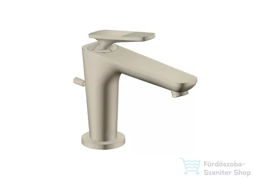 Hansgrohe AXOR CITTERIO C 90 hidegindításos mosdó csaptelep négyszög metszéses fogantyúval, automata leeresztővel, szálcsiszolt nikkel 49011820