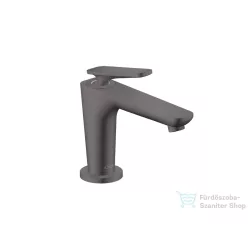   Hansgrohe AXOR CITTERIO C 90 hidegindításos mosdó csaptelep nem zárható leeresztővel, szálcsiszolt fekete króm 49020340
