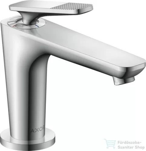 Hansgrohe AXOR CITTERIO C 90 hidegindításos mosdó csaptelep négyszög metszéses fogantyúval, nem zárható leeresztővel, króm 49021000