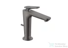Hansgrohe AXOR CITTERIO C 125 hidegindításos mosdó csaptelep automata leeresztővel, polírozott fekete króm 49030330