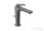 Hansgrohe AXOR CITTERIO C 125 hidegindításos mosdó csaptelep automata leeresztővel, polírozott fekete króm 49030330