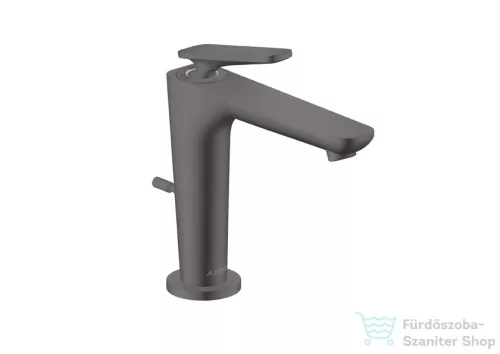 Hansgrohe AXOR CITTERIO C 125 hidegindításos mosdó csaptelep automata leeresztővel, szálcsiszolt fekete króm 49030340