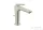Hansgrohe AXOR CITTERIO C 125 hidegindításos mosdó csaptelep automata leeresztővel, rozsdamentes acél hatású 49030800