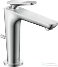Hansgrohe AXOR CITTERIO C 125 hidegindításos mosdó csaptelep négyszög metszéses fogantyúval, automata leeresztővel, króm 49031000