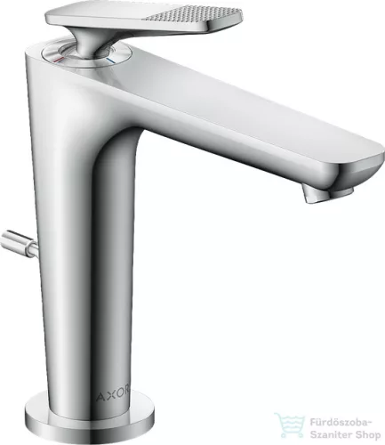 Hansgrohe AXOR CITTERIO C 125 hidegindításos mosdó csaptelep négyszög metszéses fogantyúval, automata leeresztővel, króm 49031000