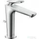 Hansgrohe AXOR CITTERIO C 125 hidegindításos mosdó csaptelep négyszög metszéses fogantyúval, automata leeresztővel, króm 49031000
