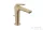 Hansgrohe AXOR CITTERIO C 125 hidegindításos mosdó csaptelep négyszög metszéses fogantyúval, automata leeresztővel, szálcsiszolt bronz 49031140