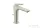 Hansgrohe AXOR CITTERIO C 125 hidegindításos mosdó csaptelep négyszög metszéses fogantyúval, automata leeresztővel, rozsdamentes acél hatású 49031800