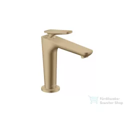   Hansgrohe AXOR CITTERIO C 125 hidegindításos mosdó csaptelep nem zárható leeresztővel, szálcsiszolt bronz 49040140