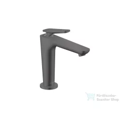   Hansgrohe AXOR CITTERIO C 125 hidegindításos mosdó csaptelep nem zárható leeresztővel, szálcsiszolt fekete króm 49040340