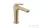 Hansgrohe AXOR CITTERIO C 125 hidegindításos mosdó csaptelep négyszög metszéses fogantyúval, nem zárható leeresztővel, szálcsiszolt bronz 49041140