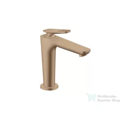   Hansgrohe AXOR CITTERIO C 125 hidegindításos mosdó csaptelep négyszög metszéses fogantyúval, nem zárható leeresztővel, szálcsiszolt vörös arany hatású 49041310