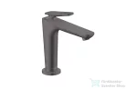 Hansgrohe AXOR CITTERIO C 125 hidegindításos mosdó csaptelep négyszög metszéses fogantyúval, nem zárható leeresztővel, szálcsiszolt fekete króm 49041340