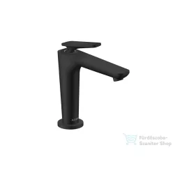   Hansgrohe AXOR CITTERIO C 125 hidegindításos mosdó csaptelep négyszög metszéses fogantyúval, nem zárható leeresztővel, matt fekete 49041670