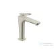 Hansgrohe AXOR CITTERIO C 125 hidegindításos mosdó csaptelep négyszög metszéses fogantyúval, nem zárható leeresztővel, rozsdamentes acél hatású 49041800