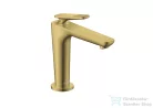 Hansgrohe AXOR CITTERIO C 125 hidegindításos mosdó csaptelep négyszög metszéses fogantyúval, nem zárható leeresztővel, polírozott arany hatású 49041990