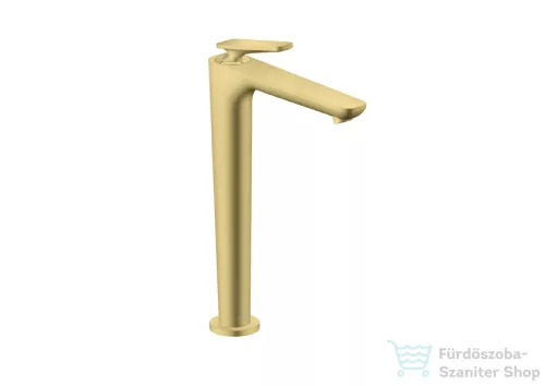 Hansgrohe AXOR CITTERIO C 250  hidegindításos, magasított mosdó csaptelep nem zárható leeresztővel, szálcsiszolt sárgaréz 49050950
