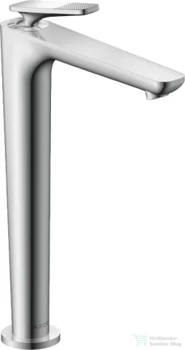 Hansgrohe AXOR CITTERIO C 250 hidegindításos, magasított mosdó csaptelep négyszög metszéses fogantyúval, nem zárható leeresztővel, króm 49051000