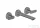 Hansgrohe AXOR Citterio C falsík alatti mosdó csaptelep 19 cm-es kifolyóval,nem zárható leeresztővel,alaptest nélkül,polírozott fekete króm 49070330