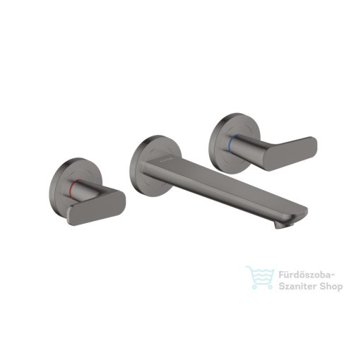 Hansgrohe AXOR Citterio C falsík alatti mosdó csaptelep 19 cm-es kifolyóval,nem zárható leeresztővel,alaptest nélkül,polírozott fekete króm 49070330