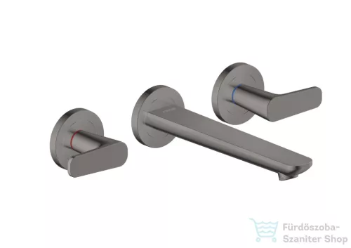 Hansgrohe AXOR Citterio C falsík alatti mosdó csaptelep 19 cm-es kifolyóval,nem zárható leeresztővel,alaptest nélkül,polírozott fekete króm 49070330