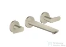 Hansgrohe AXOR Citterio C falsík alatti mosdó csaptelep 19 cm-es kifolyóval,nem zárható leeresztővel,alaptest nélkül,szálcsiszolt nikkel 49070820
