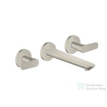   Hansgrohe AXOR Citterio C falsík alatti mosdó csaptelep 19 cm-es kifolyóval,nem zárható leeresztővel,rombuszmetszéses fogantyúval,alaptest nélkül,rozsdamentes acél hatású 49071800