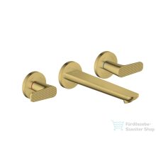   Hansgrohe AXOR Citterio C falsík alatti mosdó csaptelep 19 cm-es kifolyóval,nem zárható leeresztővel,rombuszmetszéses fogantyúval,alaptest nélkül,polírozott arany hatású 49071990