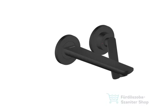 Hansgrohe AXOR Citterio C falsík alatti mosdó csaptelep 19,3 cm-es kifolyóval,nem zárható leeresztővel,rombuszmetszéses fogantyúval,alaptest nélkül,matt fekete 49111670