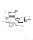 Grohe essence elektromos lefolyókészlet szabadonálló kádhoz 49113000