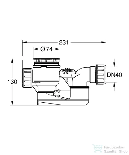 Grohe essence elektromos lefolyókészlet szabadonálló kádhoz 49113000