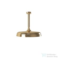   Bugnatese 20 cm-es mennyezeti fejzuhany 28 cm-es zuhanykarral,Sárgaréz 49116ON