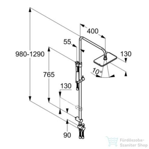 Kludi A-QA  Dual Shower System NA 15 4919105-00