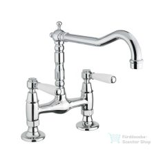   Bugnatese Revival UNI peremre szerelt 3 üléses mosogató csaptelep,króm 491UCR