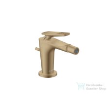   Hansgrohe CITTERIO C bidé csaptelep automata leeresztővel,rombuszmetszéses fogantyúval,szálcsiszolt bronz 49211140