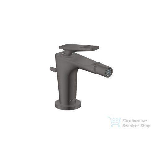 Hansgrohe CITTERIO C bidé csaptelep automata leeresztővel,rombuszmetszéses fogantyúval,szálcsiszolt fekete króm 49211340