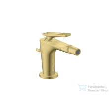   Hansgrohe CITTERIO C bidé csaptelep automata leeresztővel,rombuszmetszéses fogantyúval,szálcsiszolt sárgaréz hatású 49211950
