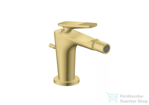 Hansgrohe CITTERIO C bidé csaptelep automata leeresztővel,rombuszmetszéses fogantyúval,szálcsiszolt sárgaréz hatású 49211950