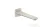Hansgrohe AXOR CITTERIO C 22 cm-es kádkifolyó,rozsdamentes acél hatású 49410800