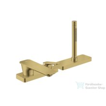   Hansgrohe AXOR CITTERIO C 3 üléses kádtöltő csaptelep zuhanyszettel,alaptest nélkül,polírozott arany hatású 49430990