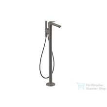   Hansgrohe AXOR CITTERIO C szabadonálló kádtöltő csaptelep zuhanyszettel,alaptest nélkül,szálcsiszolt fekete króm 49440340