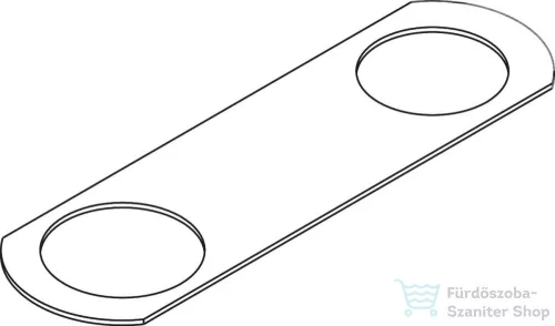 Hansgrohe AXOR CITTERIO C szerelőlap peremre szerelt csaptelephez,49449000