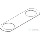 Hansgrohe AXOR CITTERIO C szerelőlap peremre szerelt csaptelephez,49449000