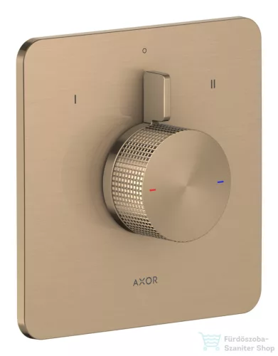 Hansgrohe AXOR CITTERIO C falsík alatti kád/zuhany csaptelep alaptest nélkül, szálcsiszolt bronz 49451140