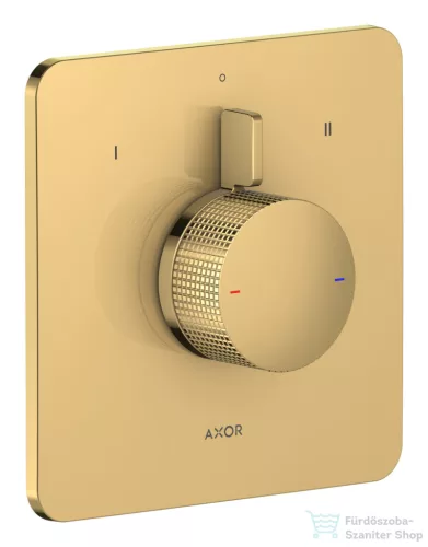 Hansgrohe AXOR CITTERIO C falsík alatti kád/zuhany csaptelep alaptest nélkül, szálcsiszolt arany hatású 49451250